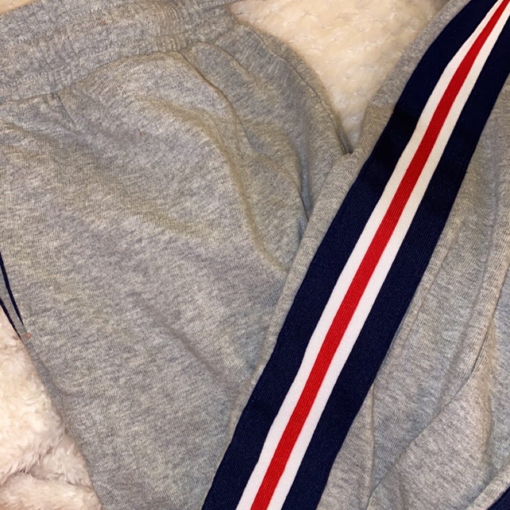 Grey sweatpants